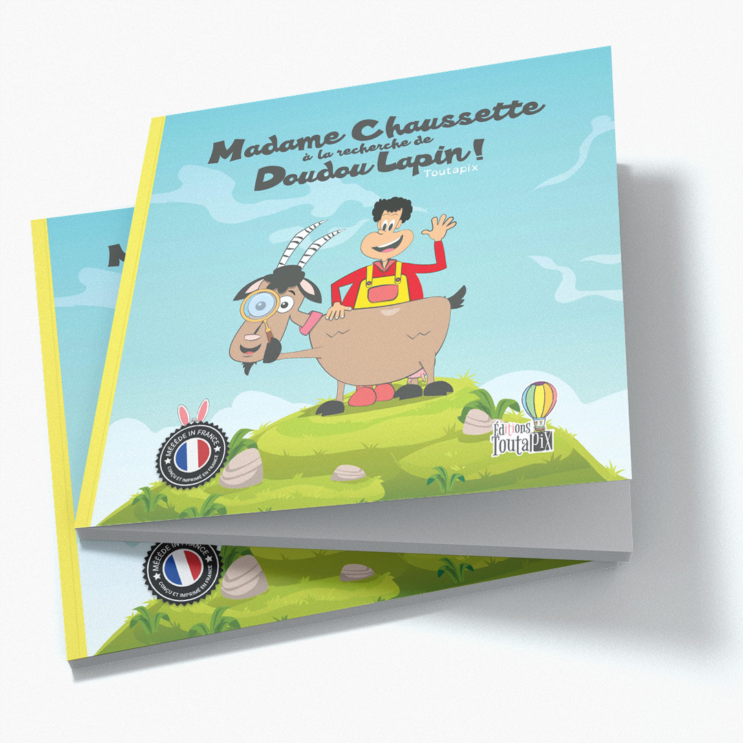 Livre Madame Chaussette à la recherche de Doudou Lapin